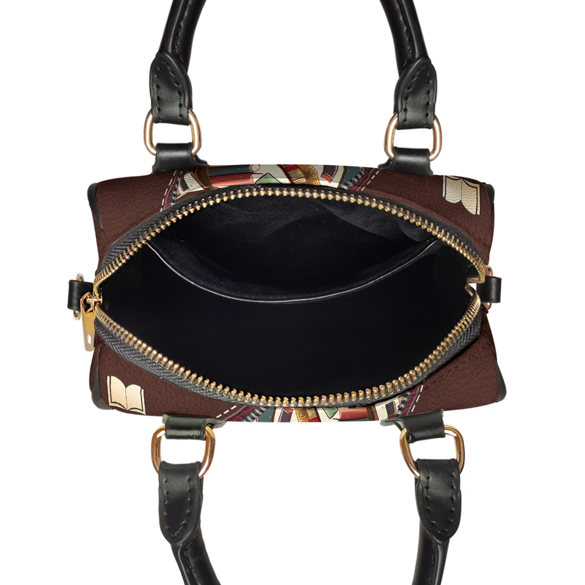 A House Is Not A Home Without Books And Cats DNRZ22080458DP Mini Satchel