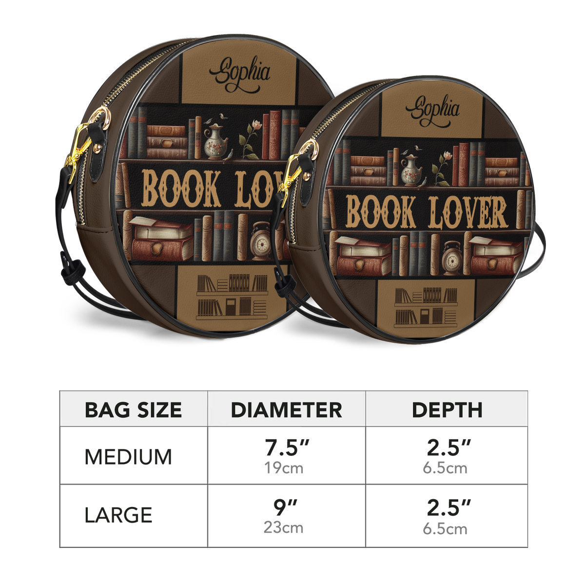 Book Lover HHRZ12085920OK Circle Crossbody Bag
