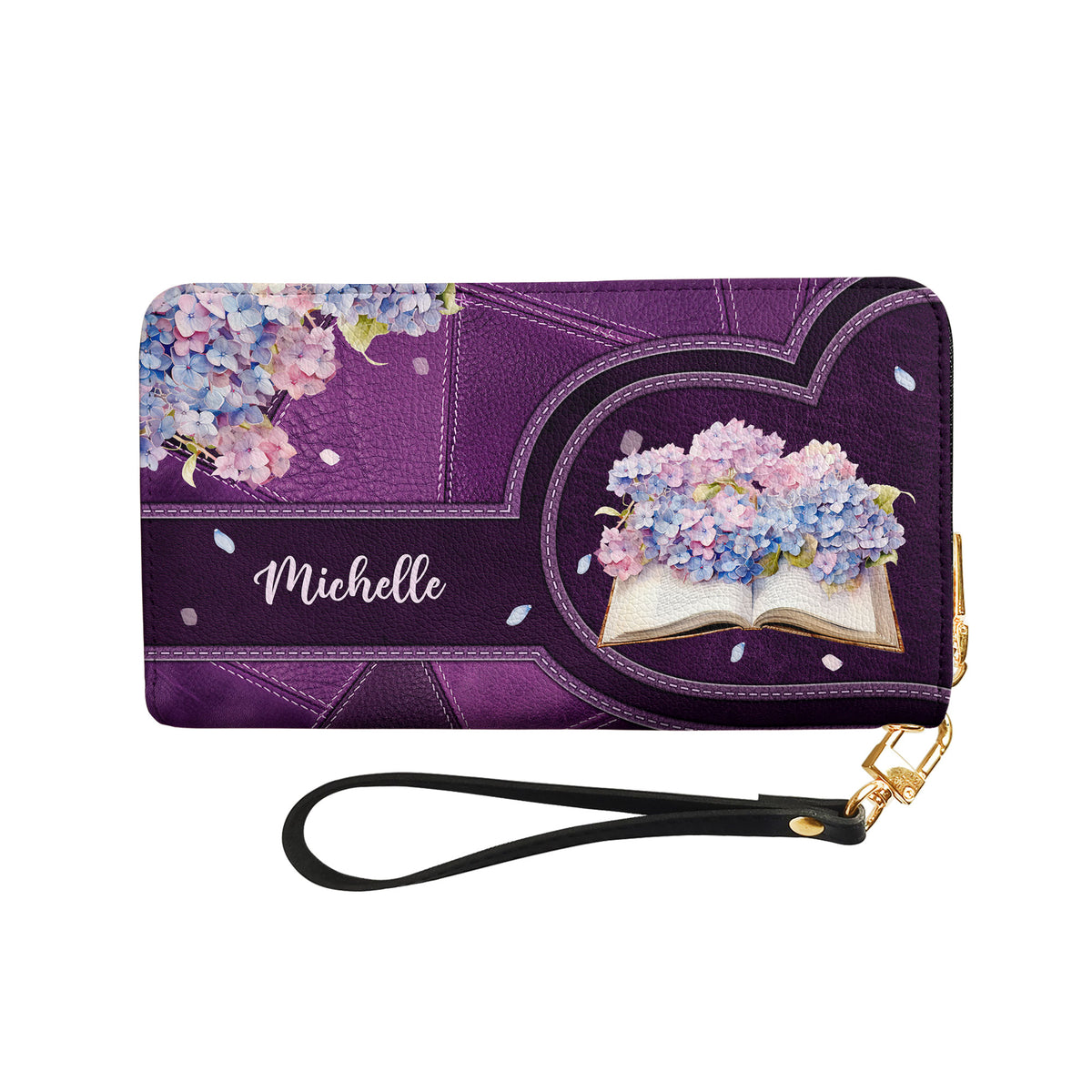 Books Saved My Life NNRZ02086409PZ Zip Around Leather Wallet