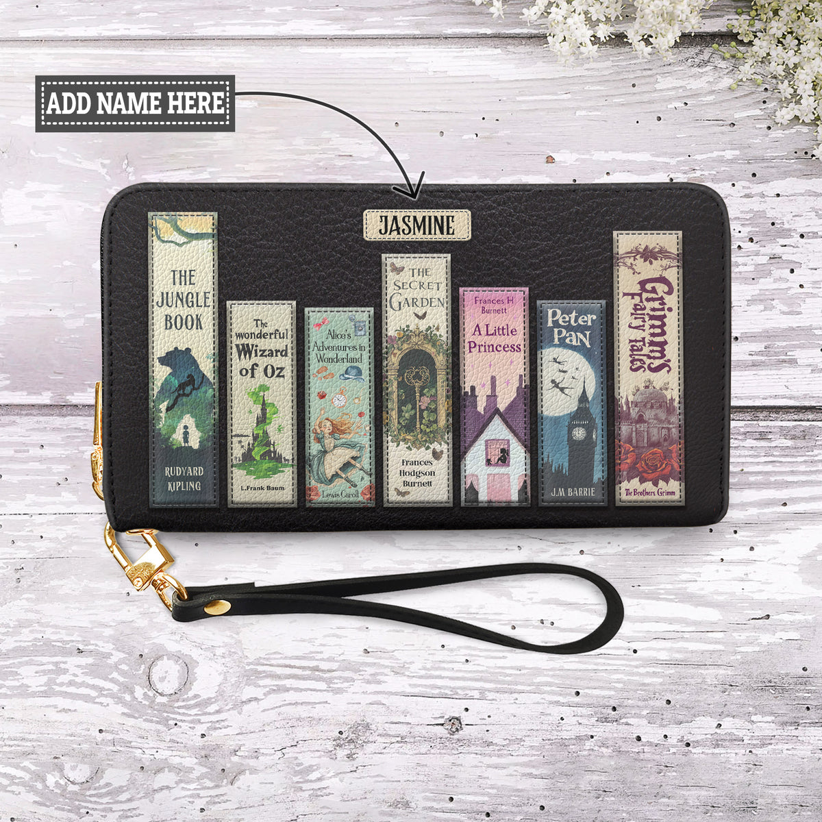 Children Books HHRZ29101244IU Zip Around Leather Wallet
