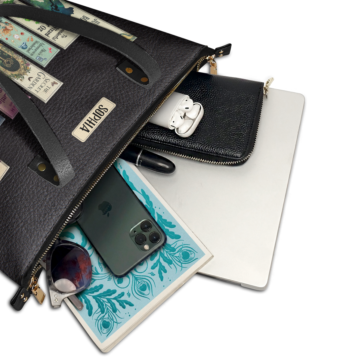 Children Books TTRZ28100796ZA Leather Tote Bag