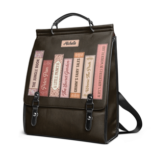 Custom Bookshelf NNRZ09014330XT Leather Backpack