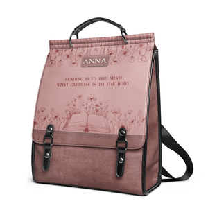 Custom Quote Minimalist NNRZ09018438DD Leather Backpack