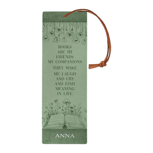 Custom Quote Minimalist HTRZ13082086EW Leather Bookmark