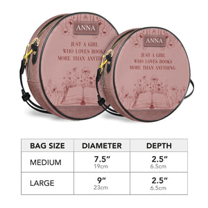 Custom Quote Minimalist HTRZ12087236XH Circle Crossbody Bag