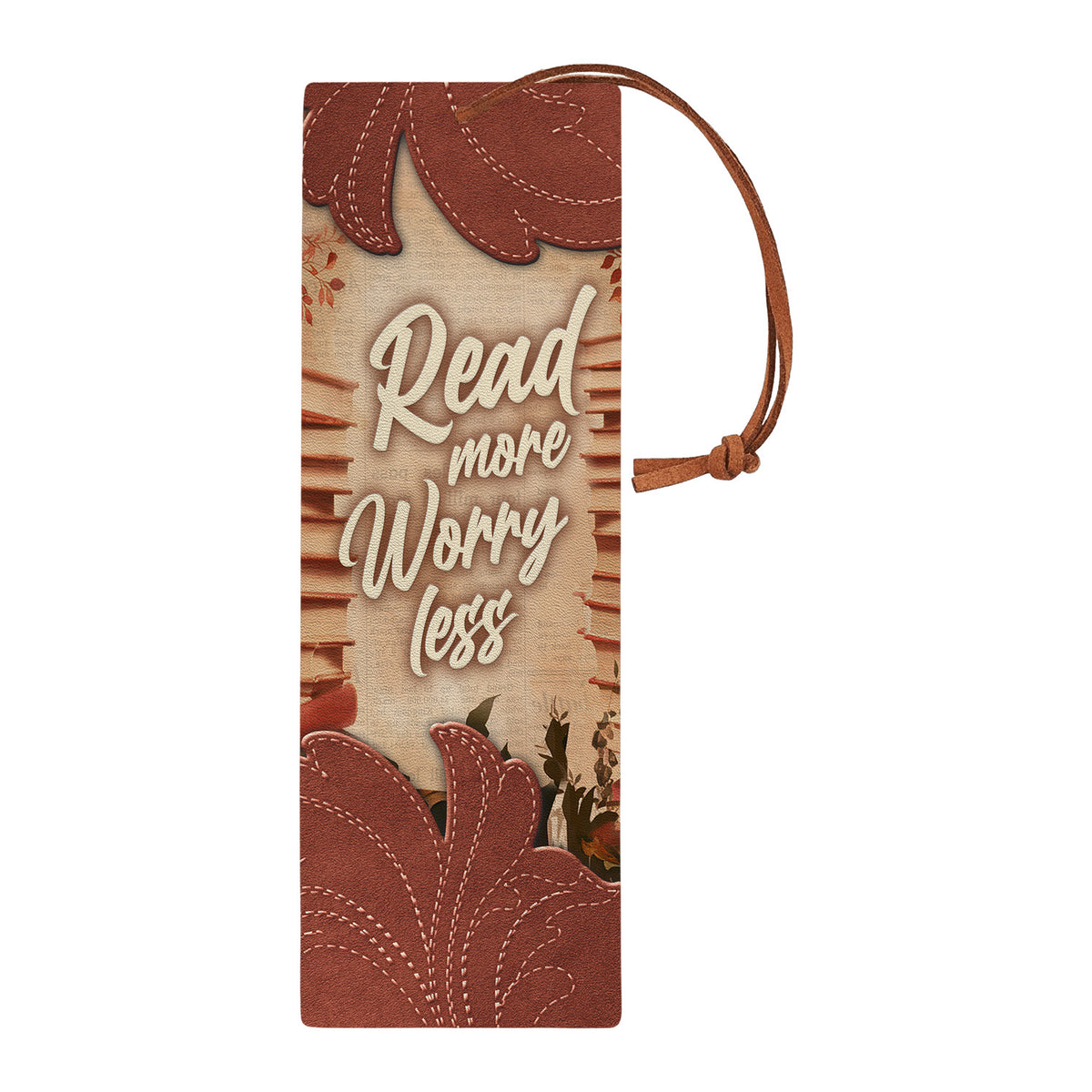 Custom Quote Vintage Woman HTRZ13088776VC Leather Bookmark