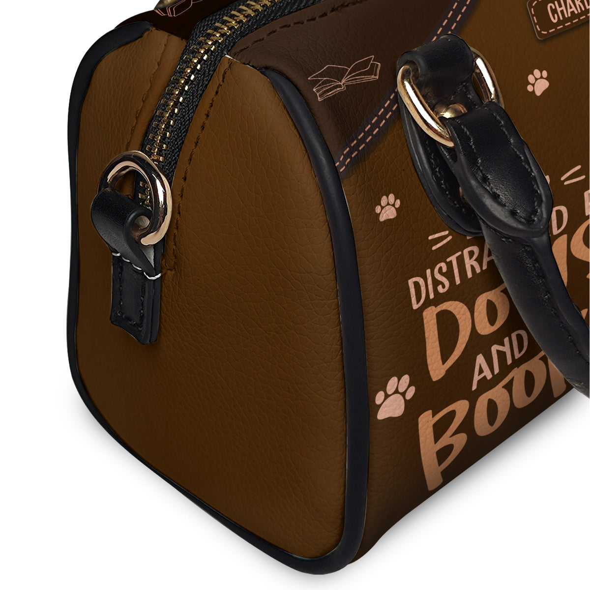 Easily Distracted By Dogs And Books DNRZ22080507QI Mini Satchel
