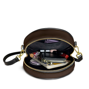 Easily Distracted By Dogs And Books HHRZ12083774QK Circle Crossbody Bag