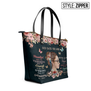 God Says HHRZ30107927WO Leather Tote Bag