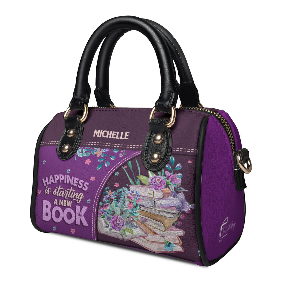 Happiness Is Starting A New Book TTRZ21086192KT Mini Satchel