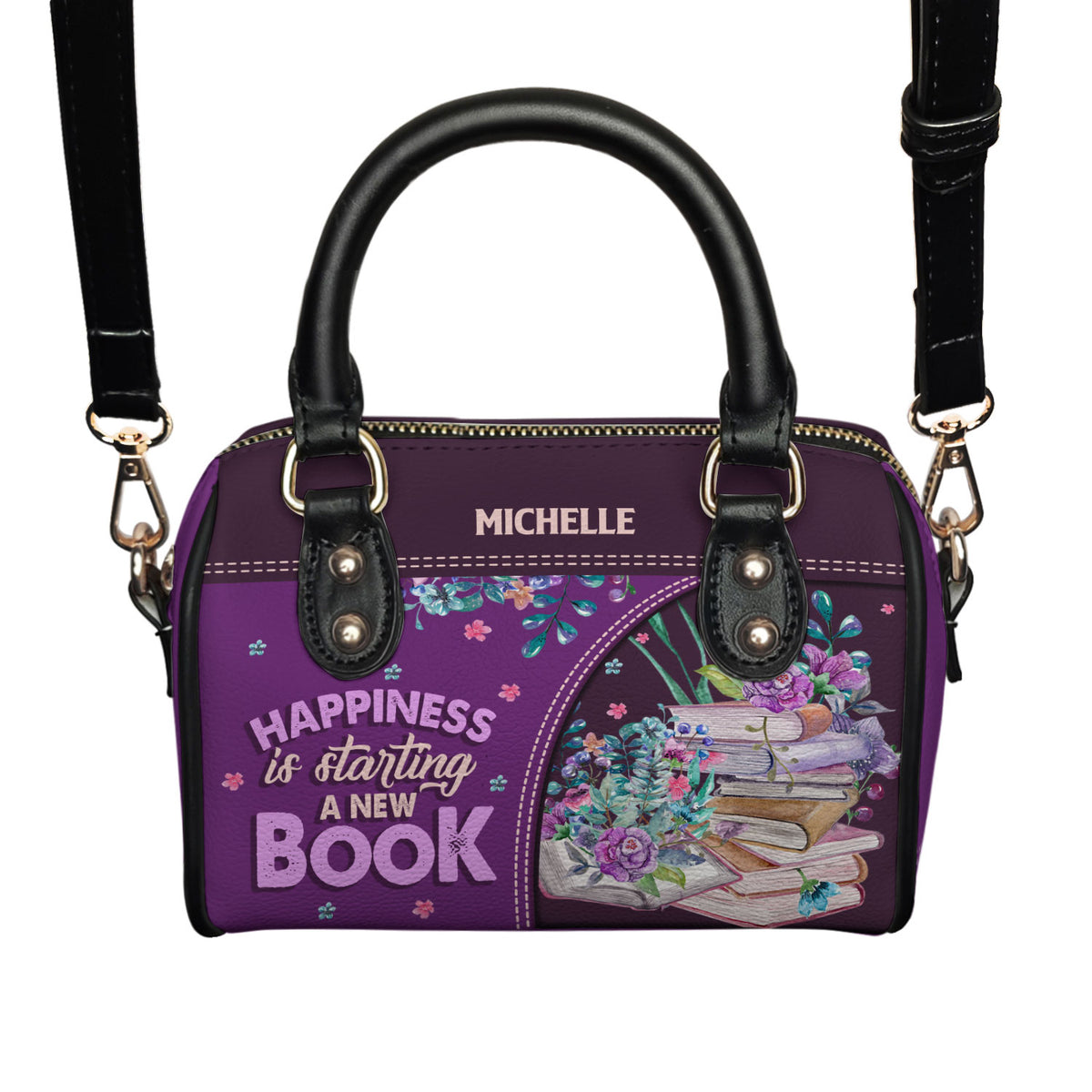 Happiness Is Starting A New Book TTRZ21086192KT Mini Satchel