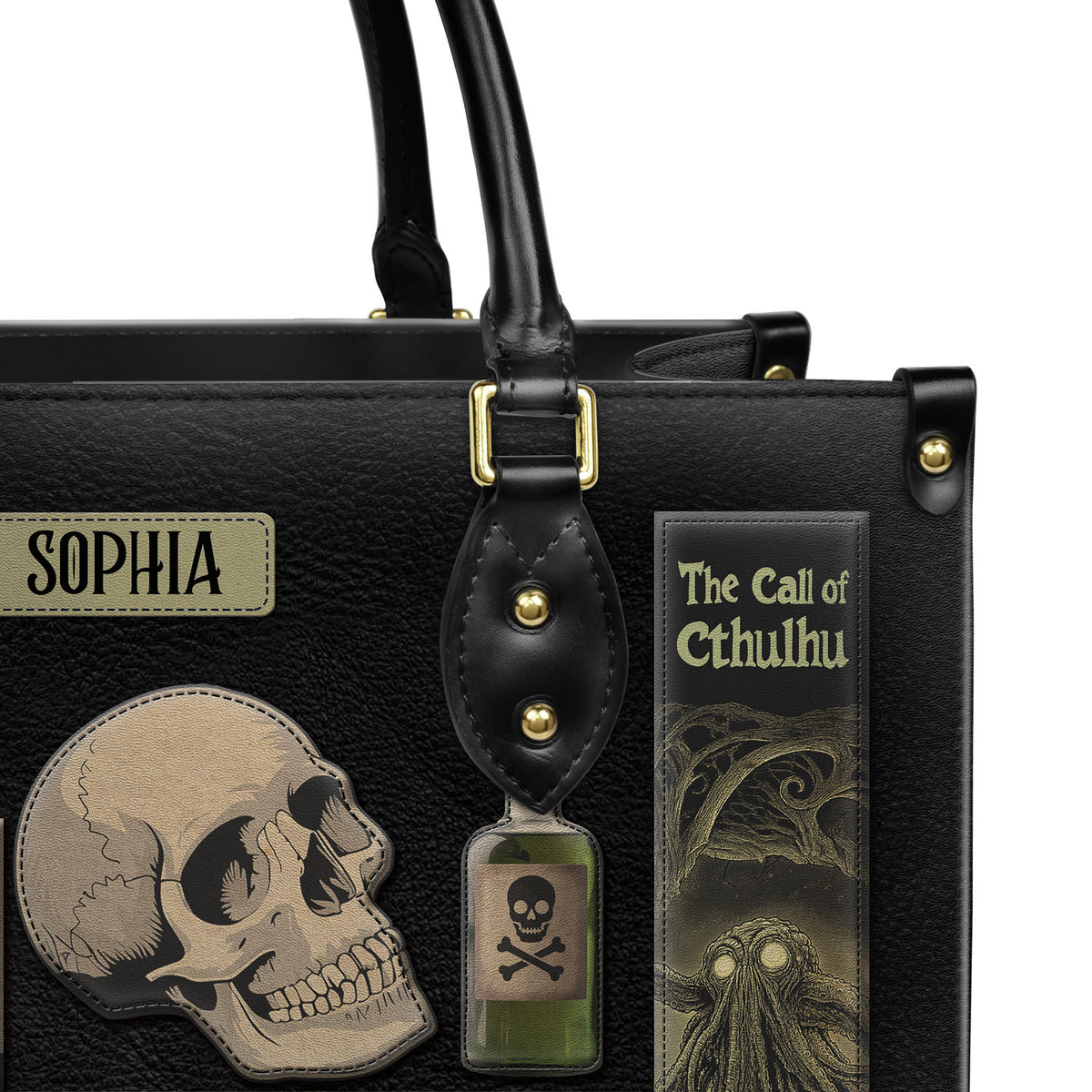 Horror Books HHRZ25109132CA Leather Bag