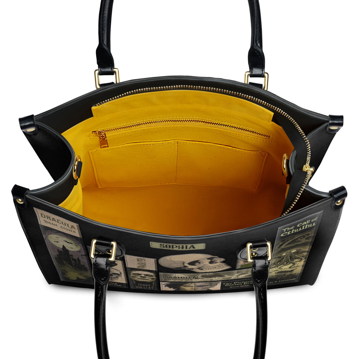 Horror Books HHRZ25109132CA Leather Bag