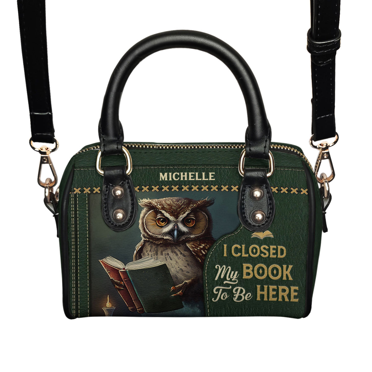 I Closed My Book To Be Here NNRZ21080267RQ Mini Satchel