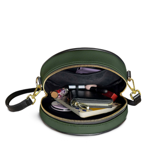 I Closed My Book To Be Here HHRZ12081386NU Circle Crossbody Bag