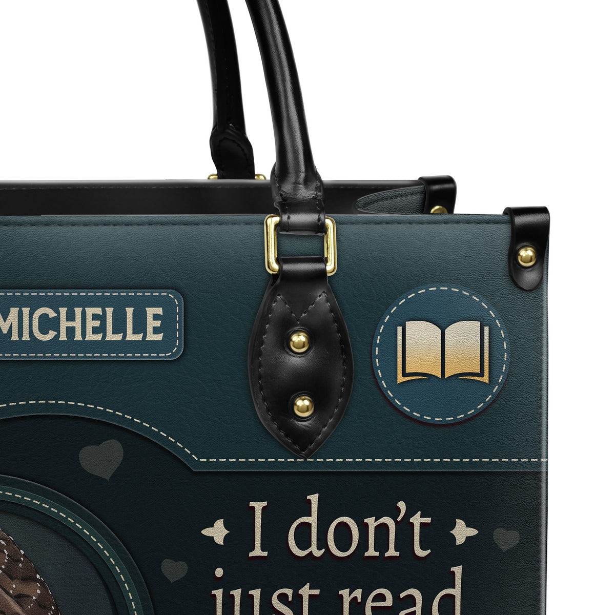 I Dont Just Read Books I Write Them HTRZ02040094DF Leather Bag
