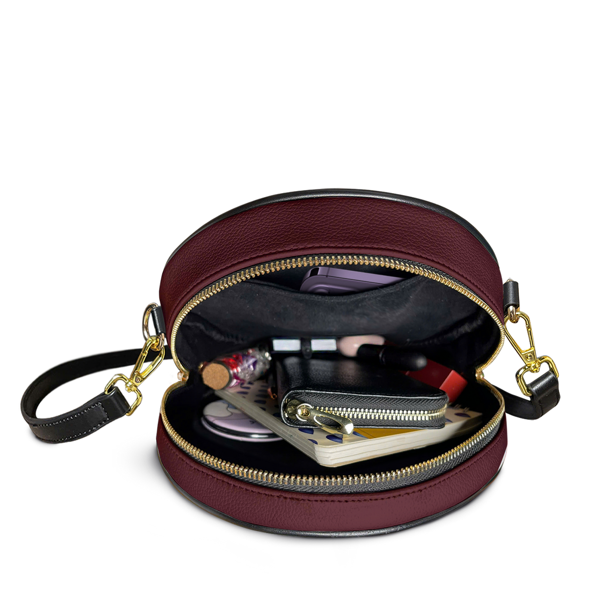 Just A Girl Who Loves Books HHRZ12083902TB Circle Crossbody Bag