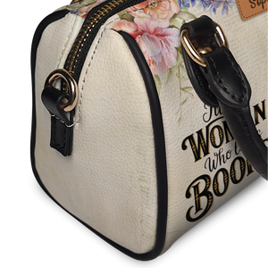 Custom Bookshelf: Just A Woman Who Loves Books HHRZ30103192DK Mini Satchel