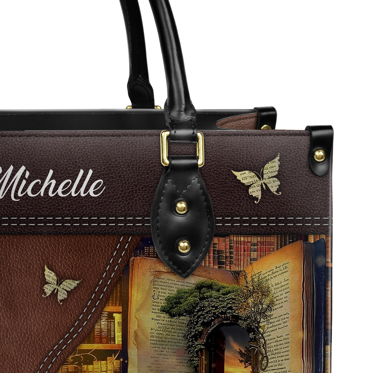 Library Where The Adventures Begin HTRZ02040250UA Leather