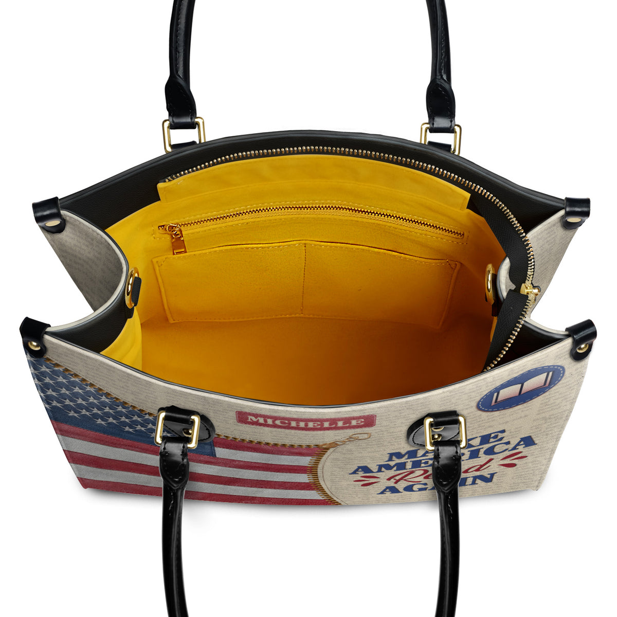 Make America Read Again HTRZ02042854PM Leather Bag
