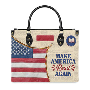 Make America Read Again HTRZ02042854PM Leather Bag