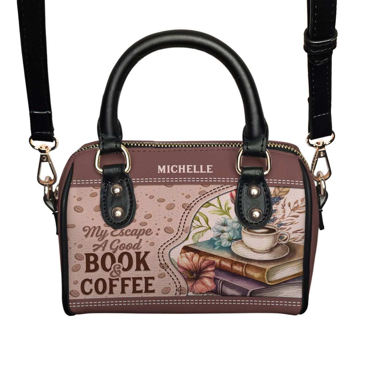 My Escape A Good Book And Coffee NNRZ21084393HK Mini Satchel