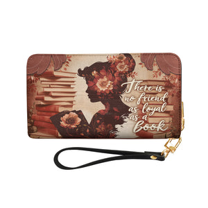 Custom Quote Vintage Woman HTRZ29075683XM Zip Around Leather Wallet