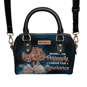 Reading Can Seriously Damage Your Ignorance HHRZ28100333XV Mini Satchel