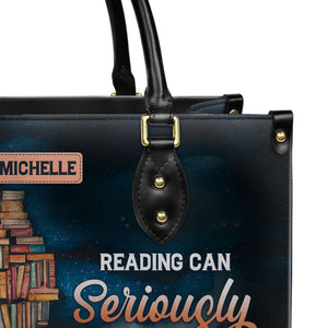 Reading Can Seriously Damage Your Ignorance HHRZ25103508EQ Leather Bag