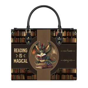Reading Is Magical HTRZ02046467RY Leather Bag
