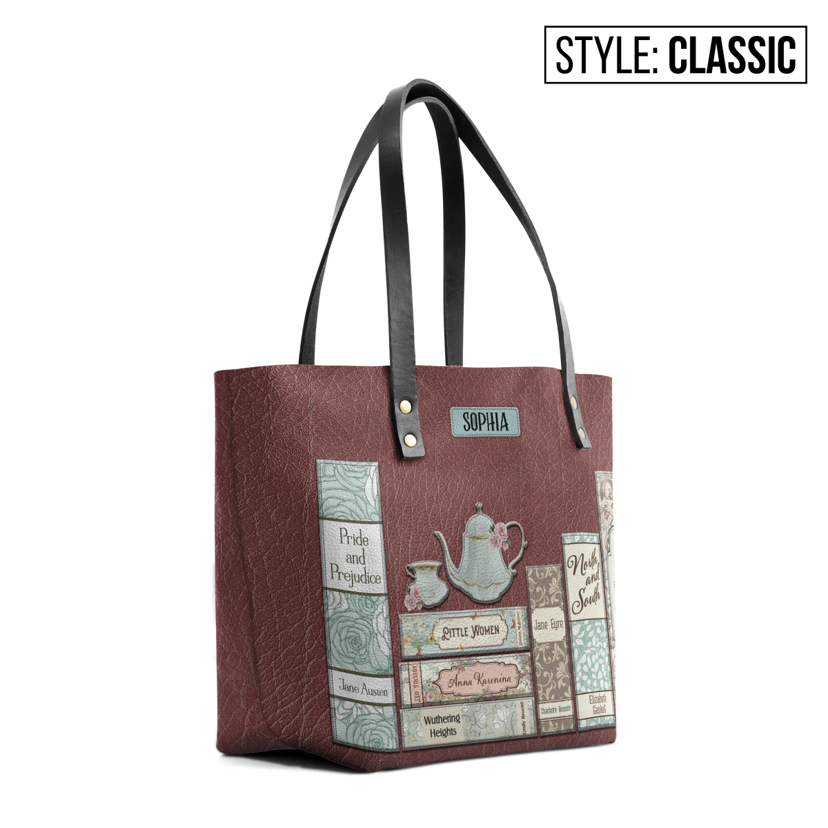 Romance Books TTRZ28105120MK Leather Tote Bag