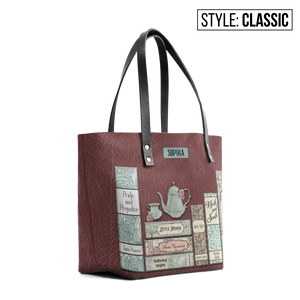 Romance Books TTRZ28105120MK Leather Tote Bag