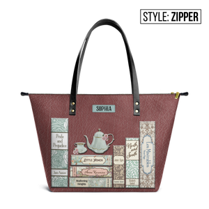 Romance Books TTRZ28105120MK Leather Tote Bag