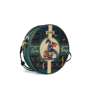 Thats What I Do I Read Books And I Know Things HHRZ12085776XQ Circle Crossbody Bag