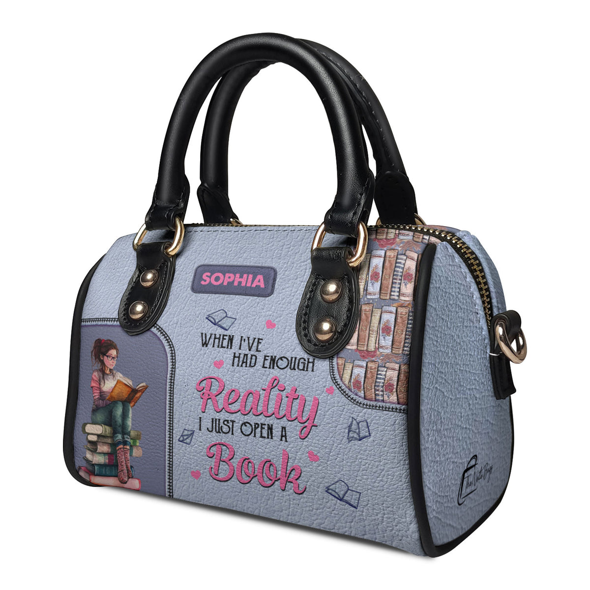 When I Have Had Enough Reality I Just Open A Book NNRZ21086912VP Mini Satchel