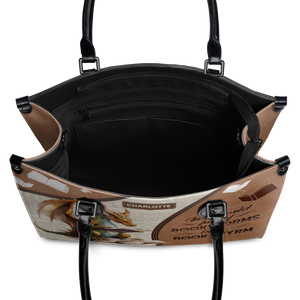 Black Interior -  In A World Full Of Bookworms Be A Book Wyrm HTRZ20111053BM Leather Bag