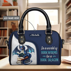 In A World Of Bookworms Be A Book Dragon DNRZ22081190GU Mini Satchel