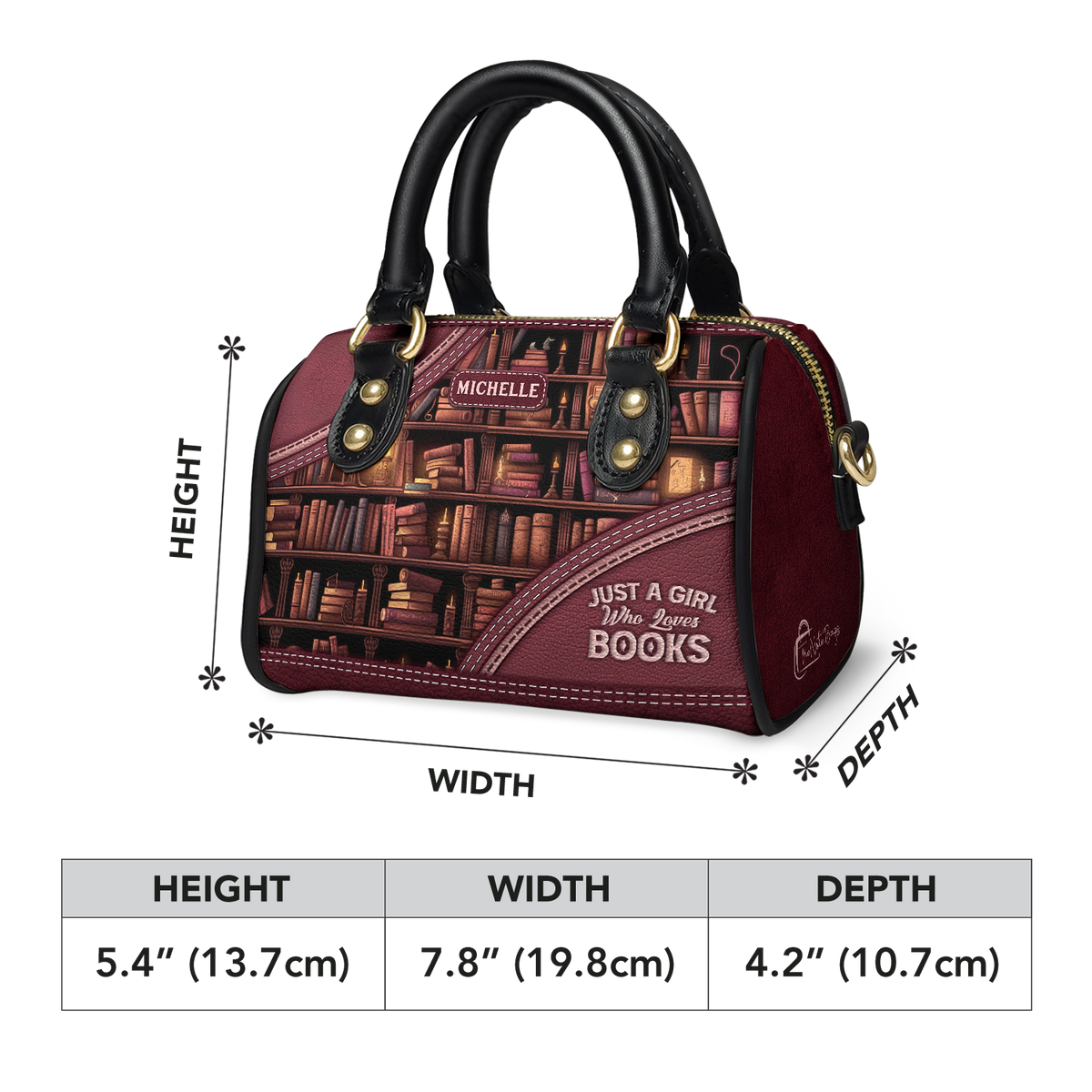 Just A Girl Who Loves Books DNRZ22081546YQ Mini Satchel