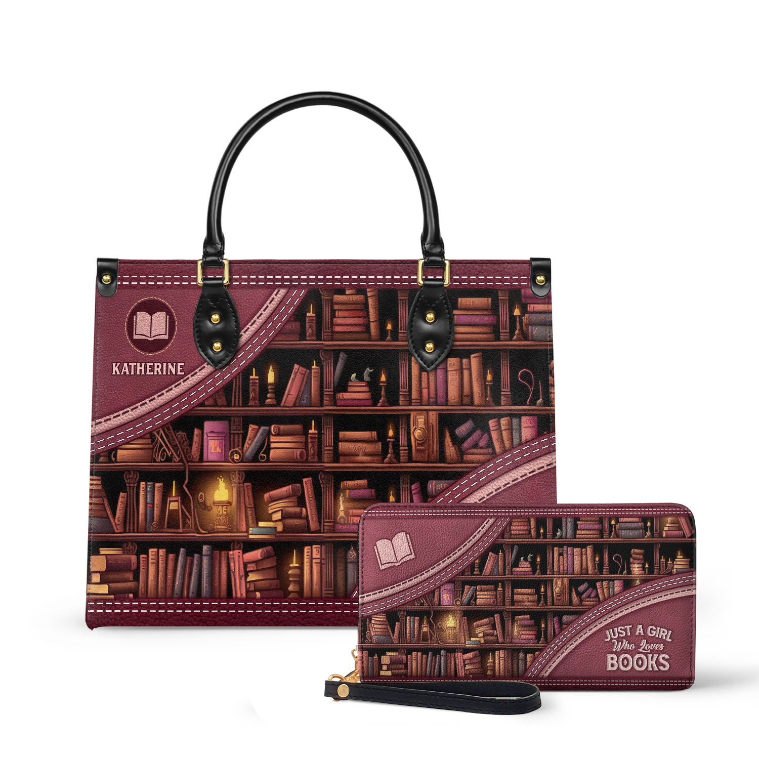 Just A Girl Who Loves Books HHAY1702003A Leather Bag