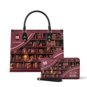 Just A Girl Who Loves Books HHAY1702003A Leather Bag