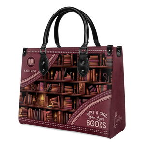 Black Interior -  Just A Girl Who Loves Books HHAY1702003A Leather Bag