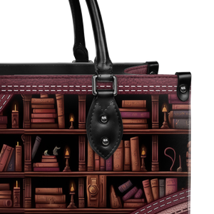 Black Interior -  Just A Girl Who Loves Books HHAY1702003A Leather Bag