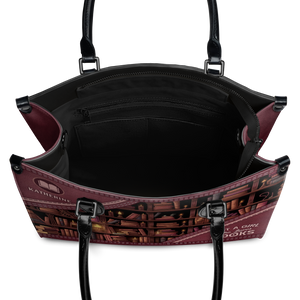 Black Interior -  Just A Girl Who Loves Books HHAY1702003A Leather Bag