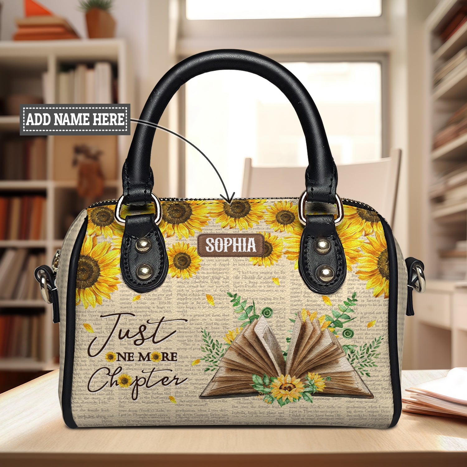 Just One More Chapter TTRZ21084972GY Mini Satchel