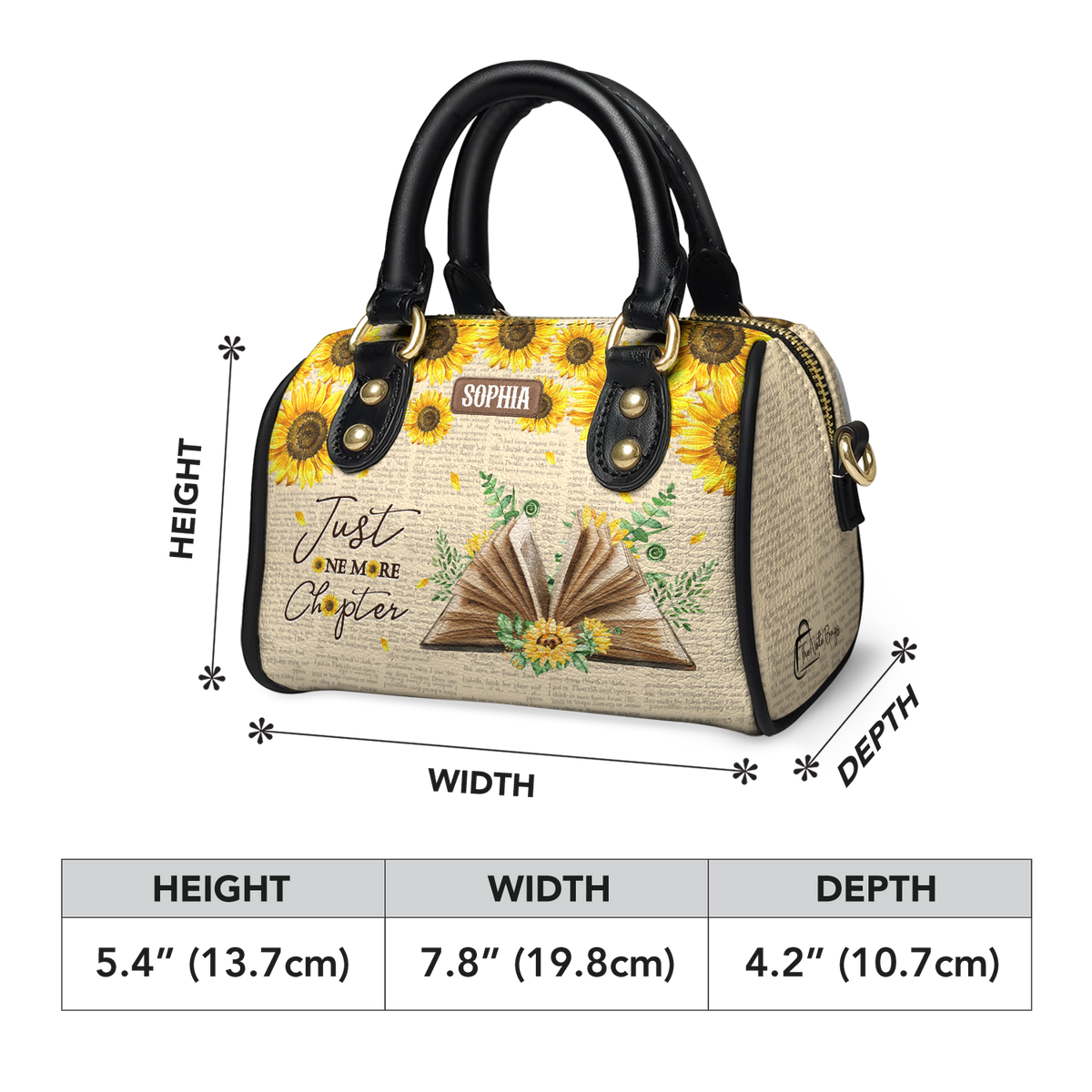 Just One More Chapter TTRZ21084972GY Mini Satchel