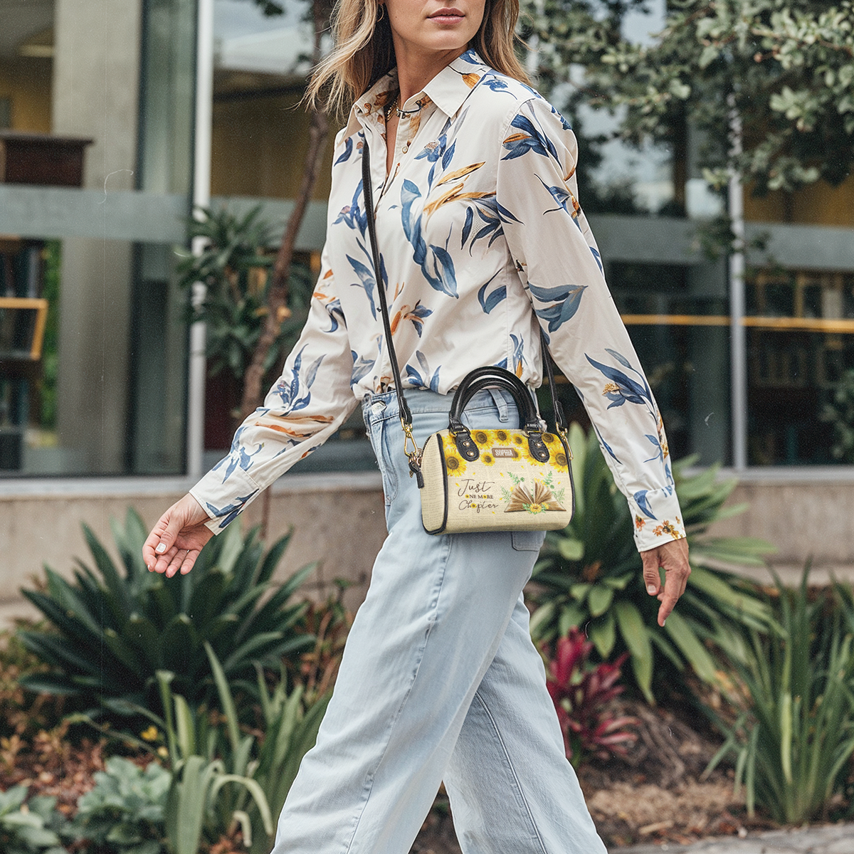 Just One More Chapter TTRZ21084972GY Mini Satchel