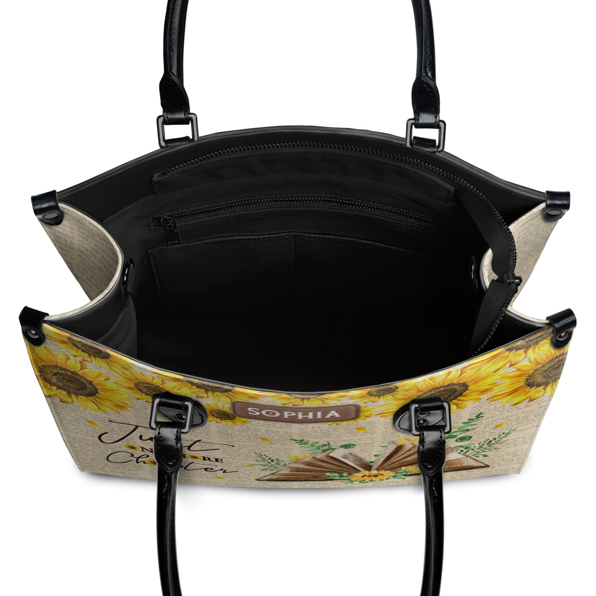 Black Interior -  Just One More Chapter NQRZ1802003A Leather Bag