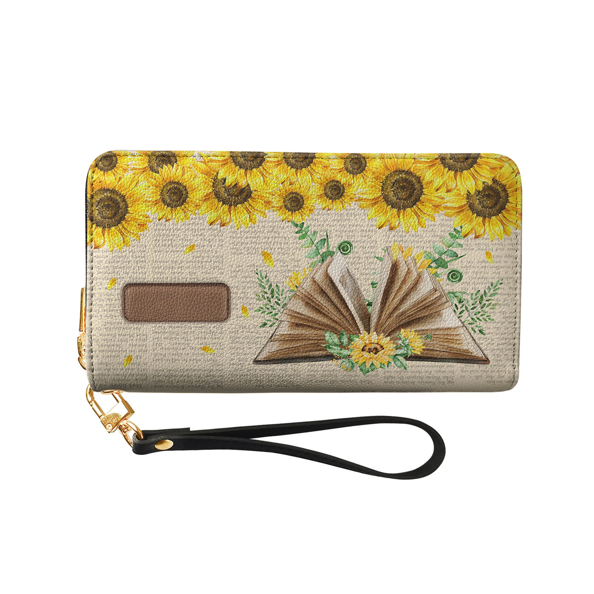 Just One More Chapter HHRZ18094776NQ Zip Around Leather Wallet