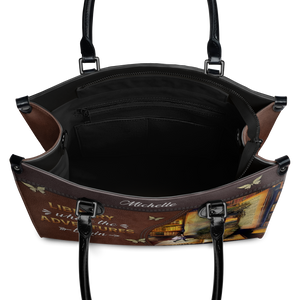 Black Interior -  Library Where The Adventures Begin HTRZ02040250UA Leather Bag