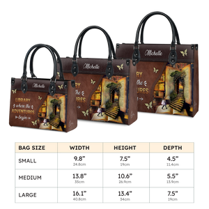 Black Interior -  Library Where The Adventures Begin HTRZ02040250UA Leather Bag